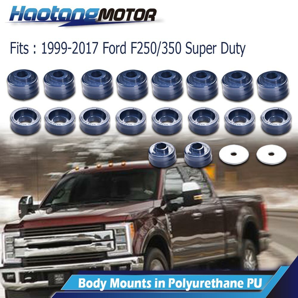 Kit de buje de montaje de cabina de carrocería para Ford F250 Super Duty 99-17 2x2/4x4 KF04060BK- - Image 5