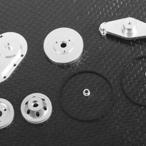 Kit de poleas RC4WD con correa para escala V8 detalle de escala de motor Z-S1537 no se ajusta a TF2-