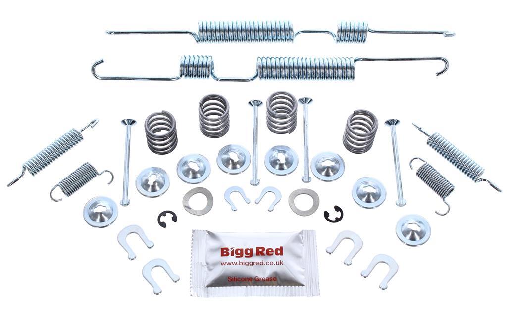 for TOYOTA LANDCRUISER 3.0TD 4WD REAR L & R Drum Brake Shoe Fitting Kit (SH0698)
