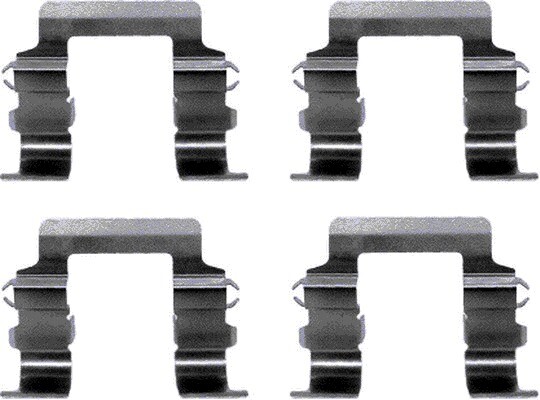 Kit de montaje Mintex para Mitsubishi Eclipse 2.0 Turbo 4x4 1995 - 1999 delantero, trasero-