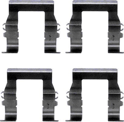 Kit de montaje Mintex para Mitsubishi L200 2.5 D 4x4 1996-2005 eje delantero-