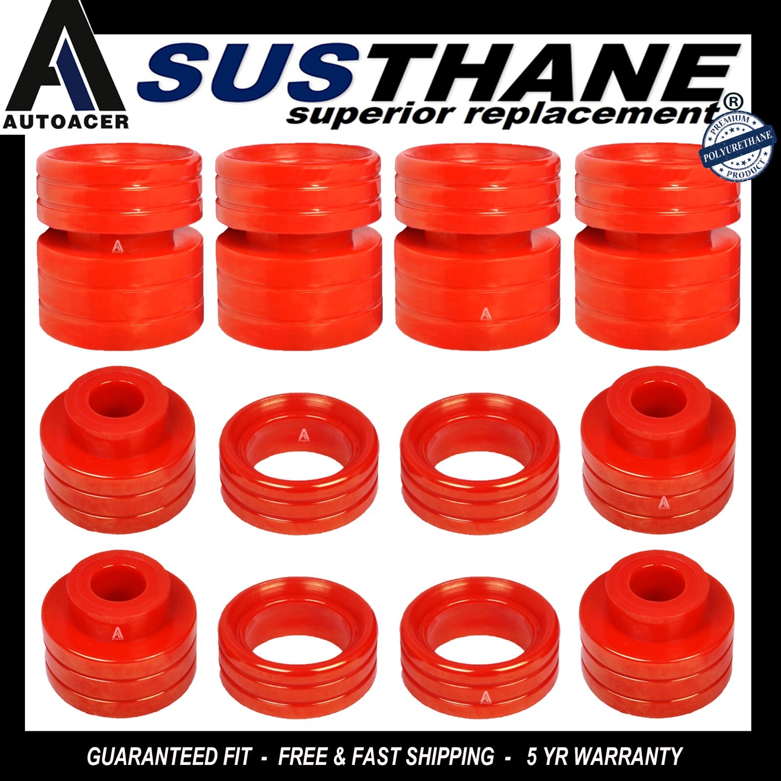 Bujes de montaje de carrocería de poliuretano para Dodge Ram 1500 2500 3500 cabina extendida 2/4x4- - Image 3