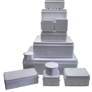 13 sizes No Grommet Waterproof ABS Junction Box Case Electrical Enclosure.