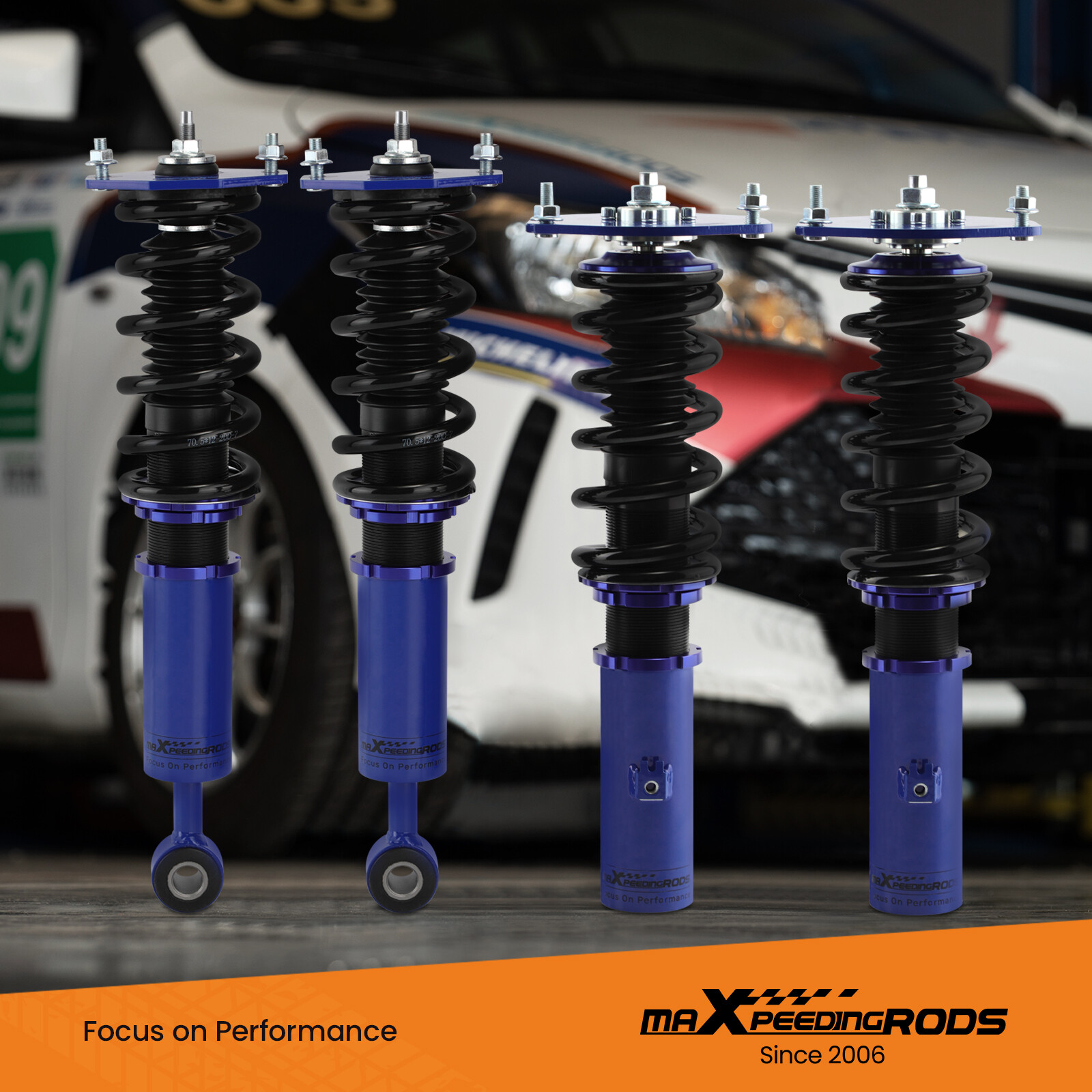 Coilovers para Mitsubishi 3000GT 4x4 91-99 Z16A Dodge Stealth longitud completa- - Image 3
