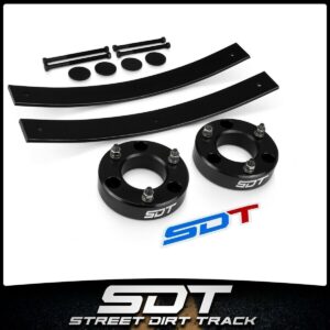 Kit completo de elevación delantera + trasera de 3" Add-a-Leaf para Chevy Silverado GMC Sierra 1500-