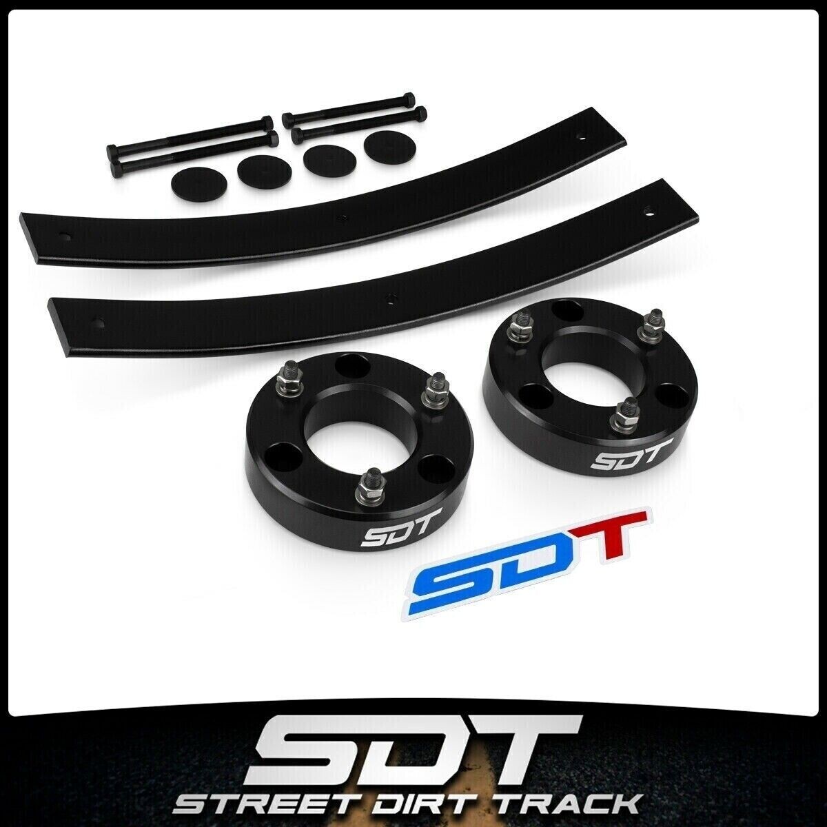 Kit completo de elevación delantera + trasera de 3" Add-a-Leaf para Chevy Silverado GMC Sierra 1500-