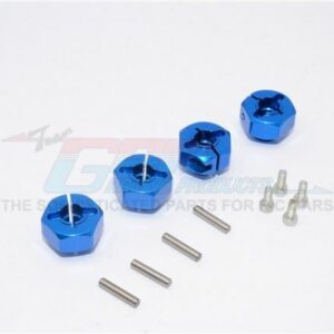 ADAPTADORES HEXAGONALES DE ALEACIÓN GPM WR010 12mm 1/10 RC AXIAL RACING WRAITH 4X4 ROCK RACER-