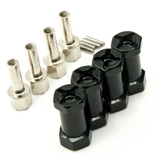 Rueda adaptadora hexagonal FLYXM 12mm (4) buje 15/20/25mm desplazamiento para RC SCX10 WRAITH 4x4-