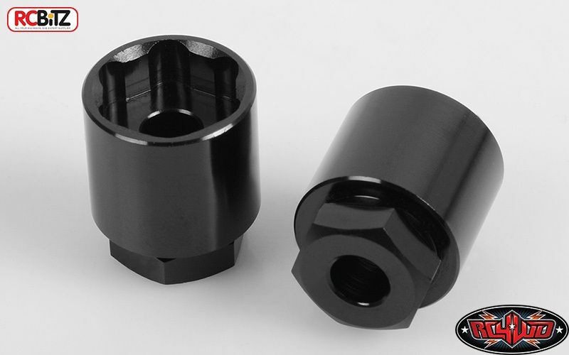 Adaptadores de rueda trasera para funcionar ruedas hexagonales estándar de 12 mm 1/10 axial Yeti RC4WD Z-S1604- - Image 3