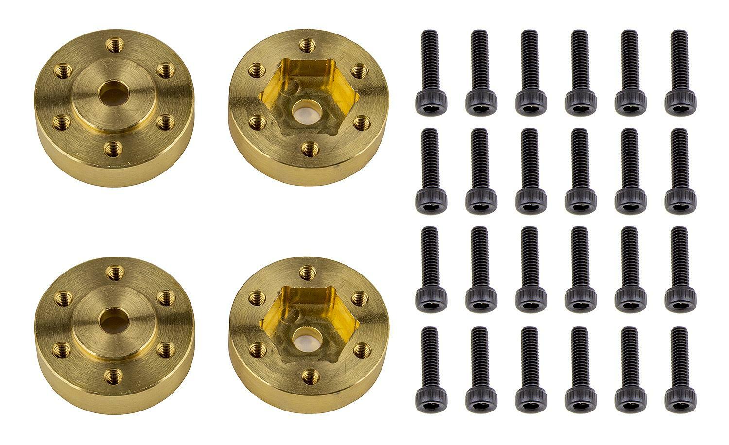 Element RC FT Enduro Beadlock adaptadores hexagonales LATÓN peso EL42104 12mm 6 tacos-