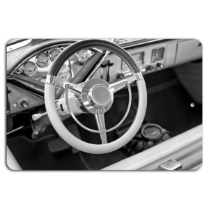 Cromo clásico: volante vintage-