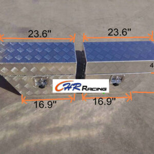 Pair Aluminium Undertray Under Tray Underbody Ute Tool Box toolbox 24"x10"x16"