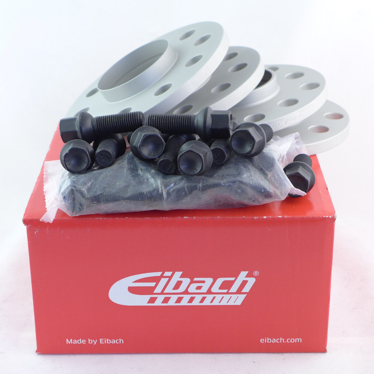 Ensanchamiento de canal Eibach VA+HA 24mm LK:112/5 MZ:57mm plata + perno SW-