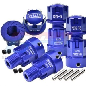 GPM SCX6010 + ADAPTADORES HEXAGONALES DE 20 MM + BLOQUEO DE RUEDA DE 20 MM PARA ORUGA AXIAL RC 1/6 4x4 SCX6-