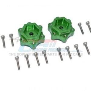 CONVERTIDOR ADAPTADORES HEXAGONALES DE ALEACIÓN GPM +5/10 mm LOSI 1/8 LMT 4X4 EJE SÓLIDO MONSTRUO-