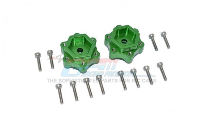 CONVERTIDOR ADAPTADORES HEXAGONALES DE ALEACIÓN GPM +5/10 mm LOSI 1/8 LMT 4X4 EJE SÓLIDO MONSTRUO-