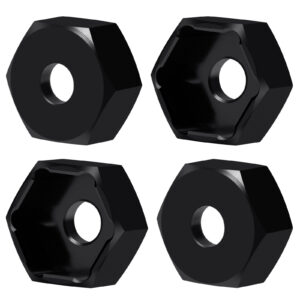 Adaptador de cubo de rueda hexagonal RCBATER 4 piezas de 10 mm a 12 mm para coche de radiocontrol Yokomo 1/10 2x2 y 4x4-