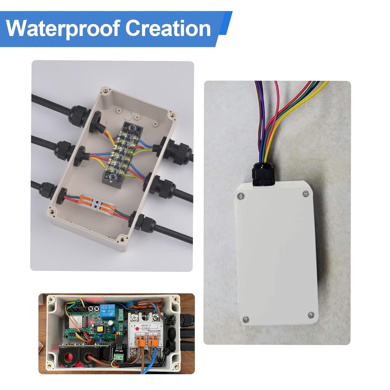 IP67 Waterproof Plastic Project Enclosure DIY Electrical Junction Box Dustproof - Image 4