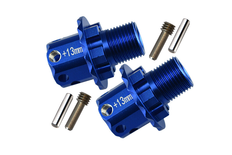 GPM para TRAXXAS 4x4 trineo monster truck 1:8 aluminio 13MM adaptadores hexagonales nuevo-
