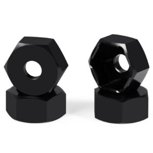 Adaptador de cubo de rueda hexagonal FLYXM 10mm a 12mm para Yokomo 1/10 2x2 y 4x4 RC Cars Crawler-