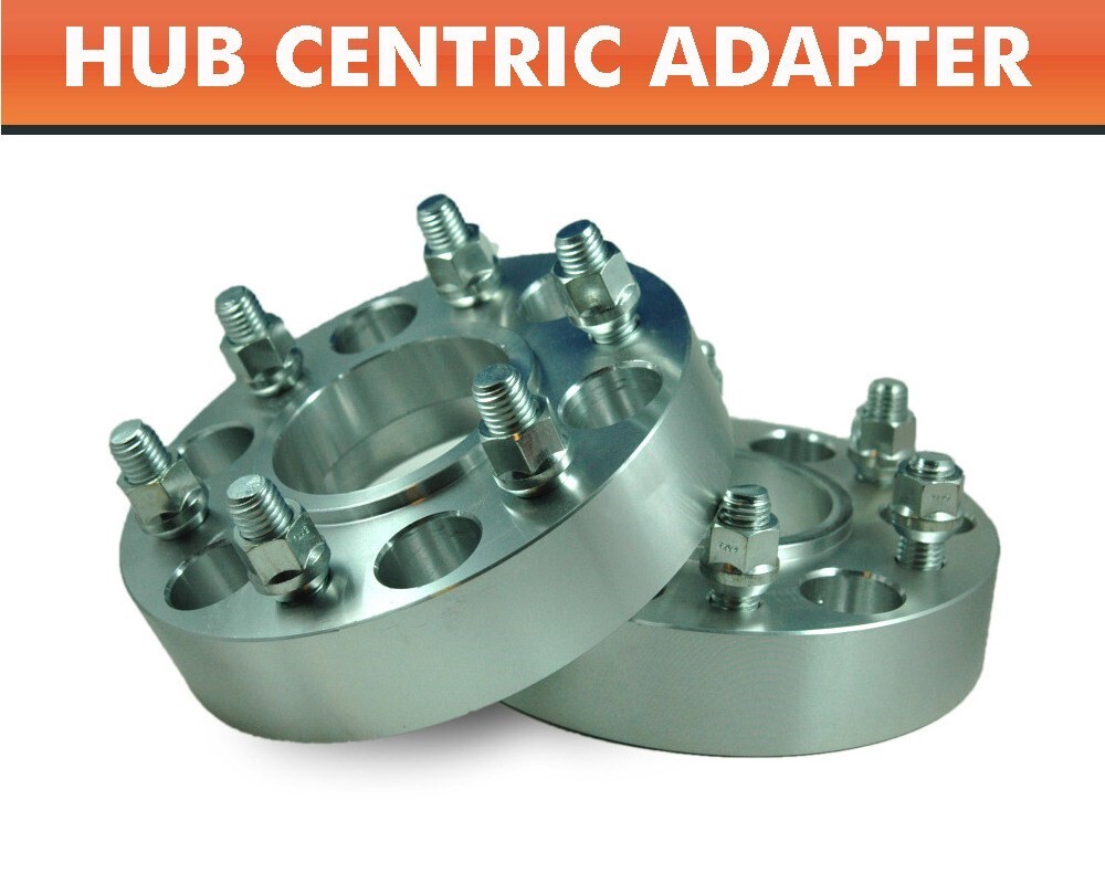 Adaptadores de rueda centrados en 2 bujes 6x5,5 ¦ camioneta Tundra Tacoma espaciadores 4x4 1,25"-