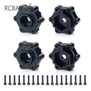 Convertidor de adaptadores hexagonales de aluminio + piezas de actualización de 5 mm para RC 1/8 LOSI LMT 4x4 4S-