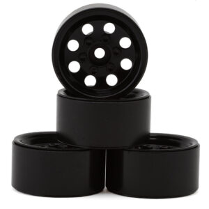 Ruedas Beadlock Pro8 RC4WD de acero estampado de 1,0" (negro) (4) [RC4ZW0358]-