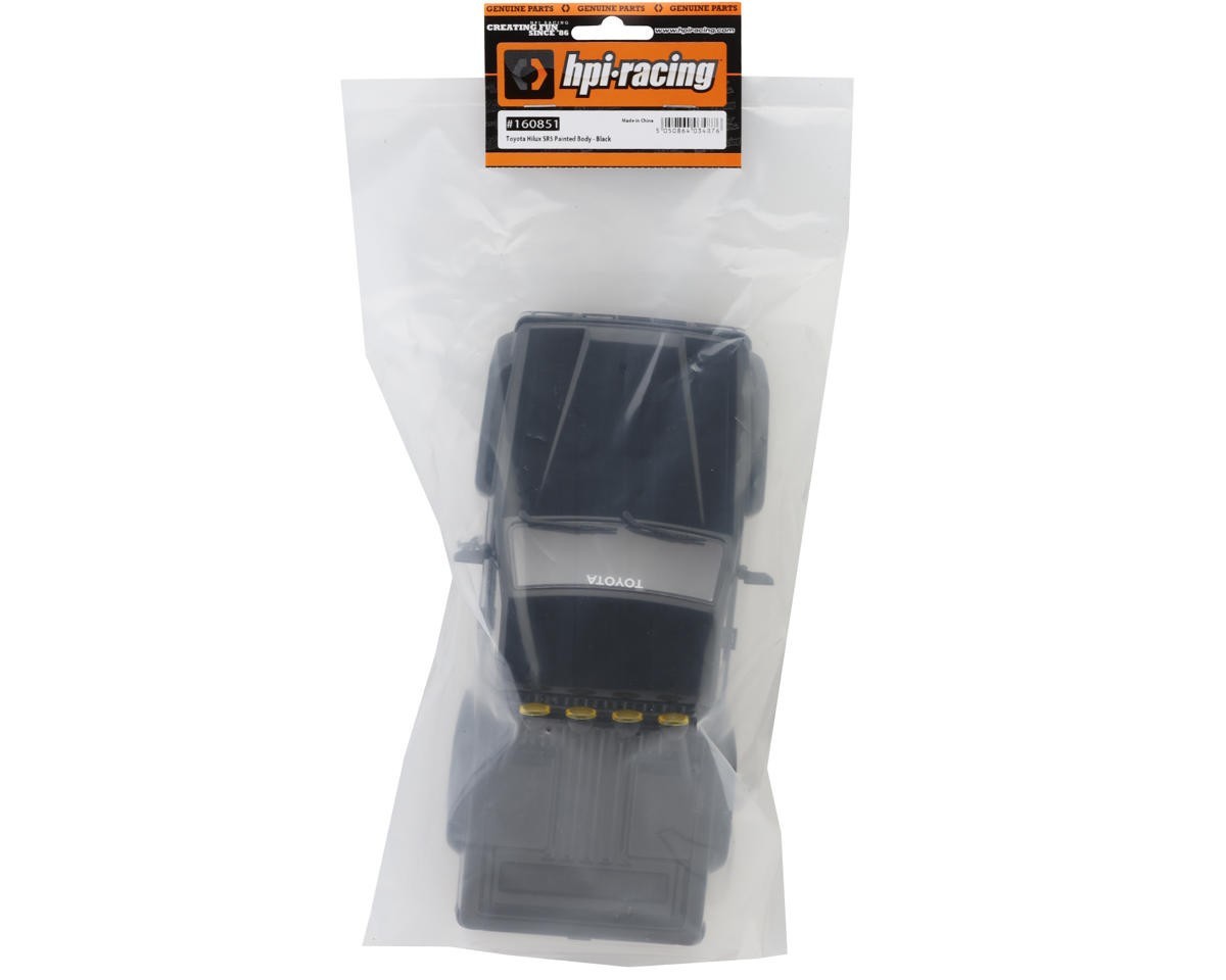 Carrocería HPI Venture 1/18 TOYOTA HILUX SR5 prepintada *NEGRO*- - Image 4