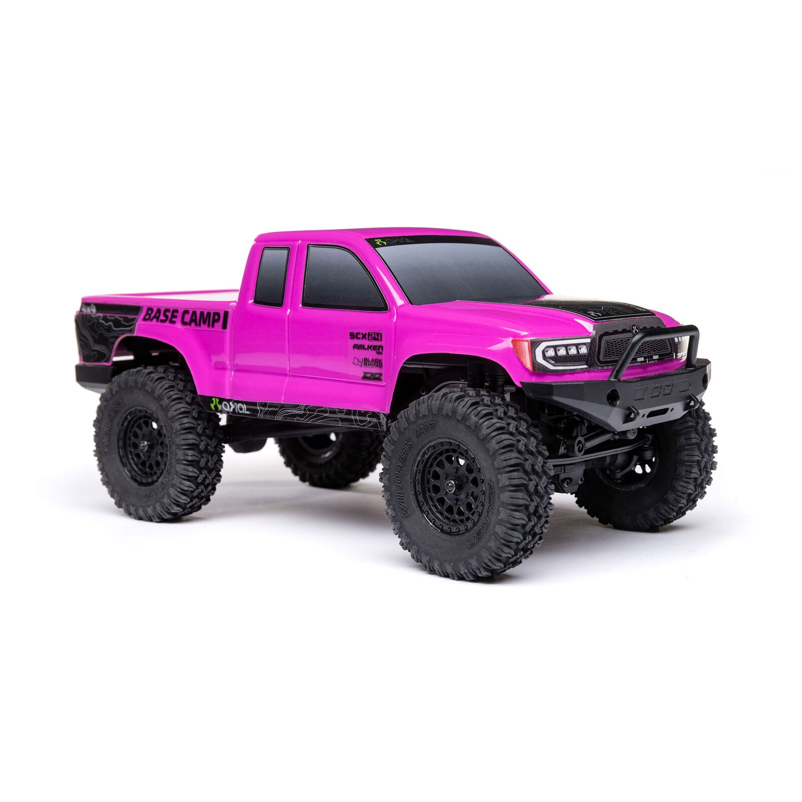 Axial AXI-1219T3 1/24 SCX24 Base Camp 4x4 Rock Crawler cepillado RTR rosa- - Image 3