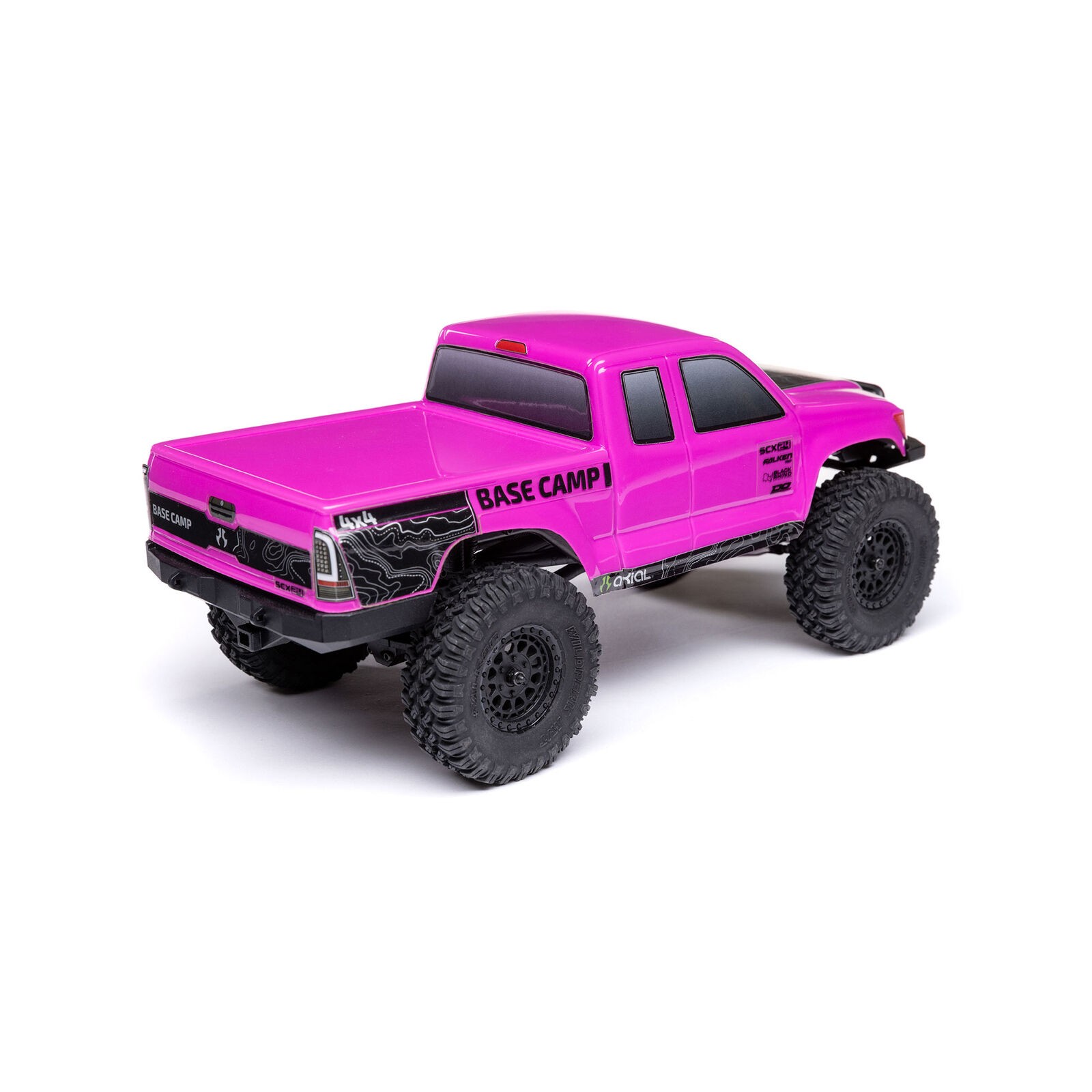 Axial AXI-1219T3 1/24 SCX24 Base Camp 4x4 Rock Crawler cepillado RTR rosa- - Image 5