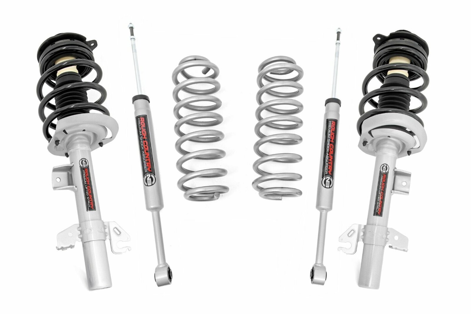 Kit de puntal de elevación Rough Country de 2" para Jeep Cherokee KL 4x4 2014-2023-