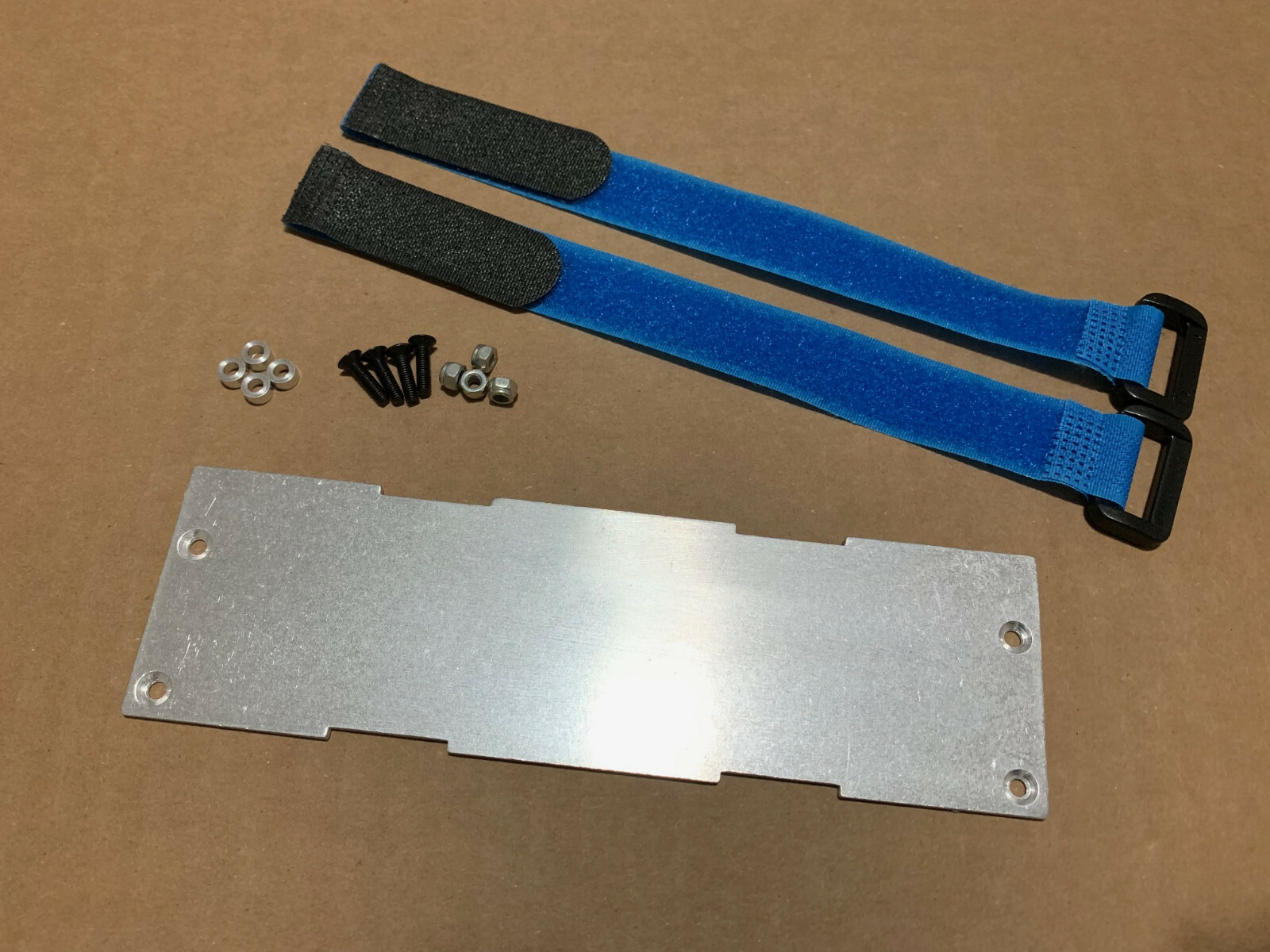 BANDEJAS DE BATERÍA DE ALUMINIO PARA Traxxas Rustler 4x4 4x4 VXL -