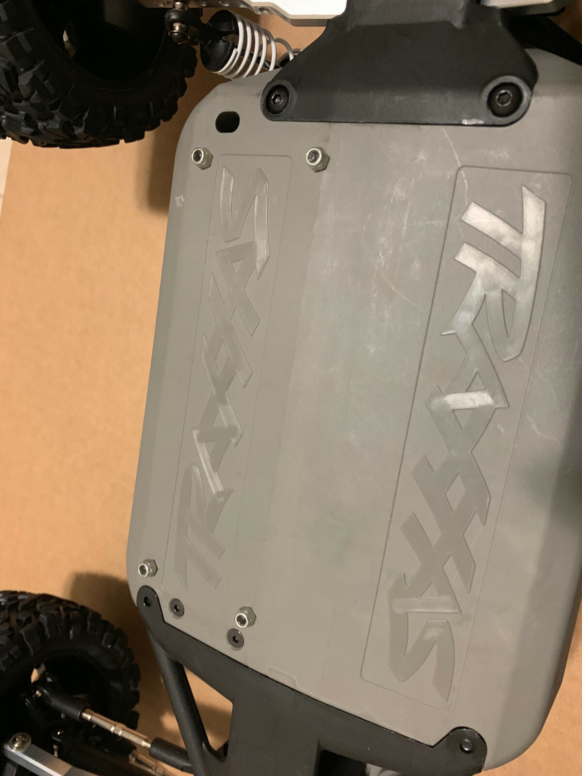 BANDEJAS DE BATERÍA DE ALUMINIO PARA Traxxas Rustler 4x4 4x4 VXL - - Image 4