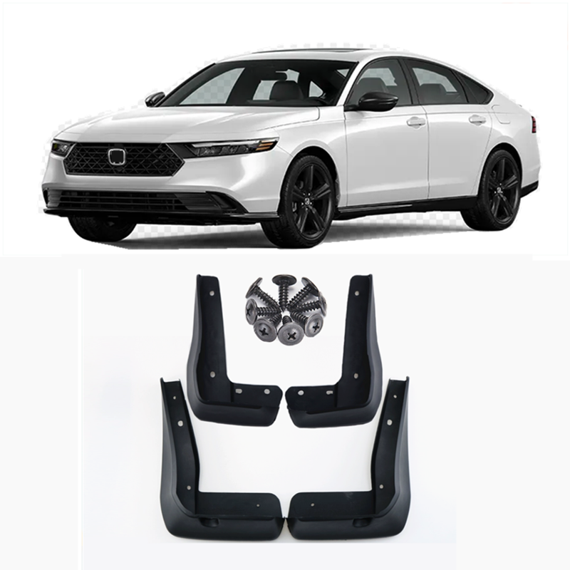 Guardabarros delantero y trasero negro para Honda Accord 2023 guardabarros guardabarros guardabarros-