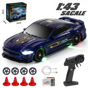 Coche de deriva RC Real Mini Racing 1/43 4x4 coche de control remoto-