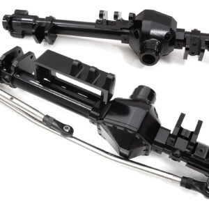 Carcasas de eje de aleación mecanizada F&R para gorila de roca Axial 1/10 RBX10 Ryft 4x4-