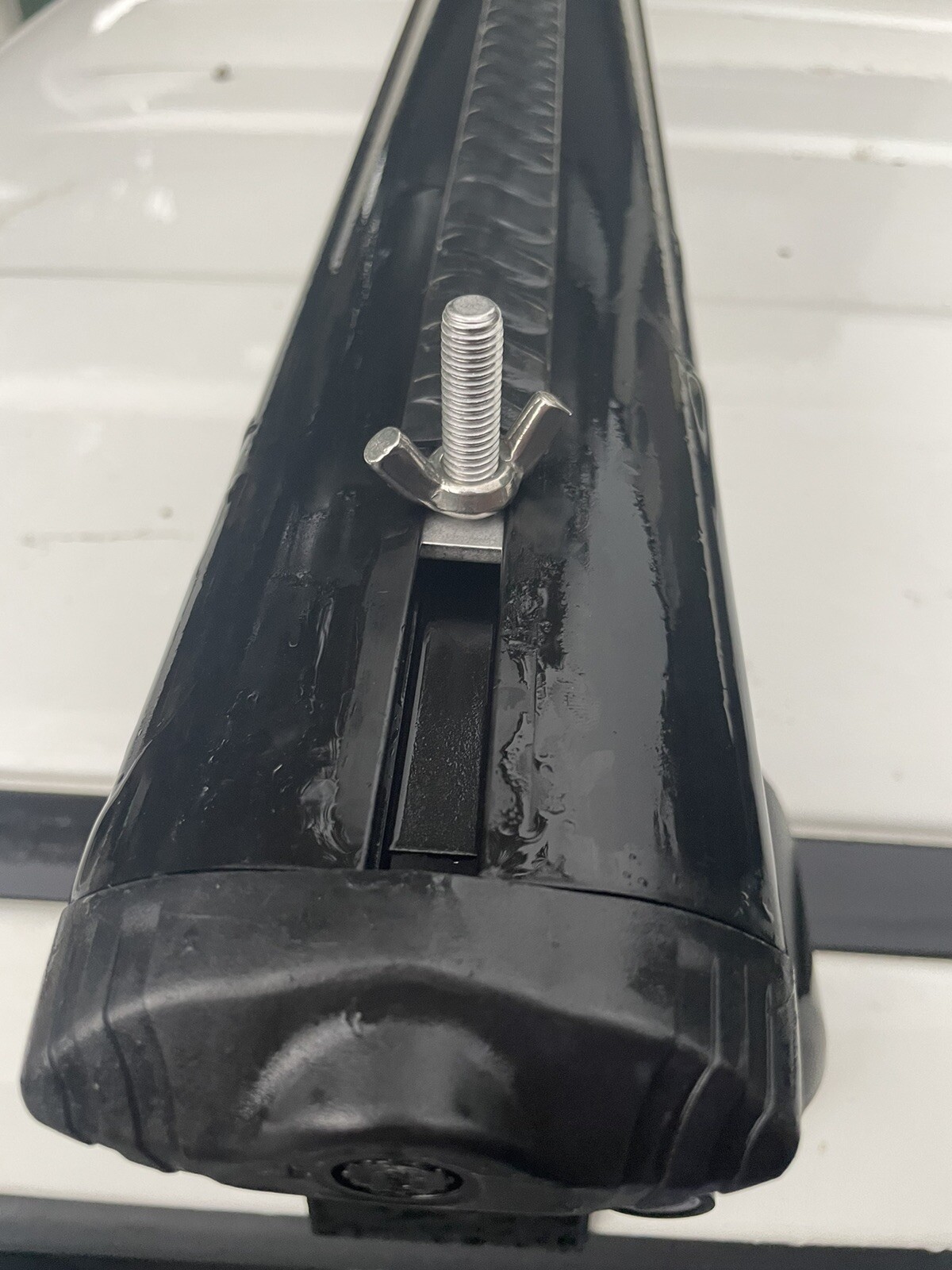 4x Pernos de toldo y tuerca de ala de acero inoxidable Thule Rhino M8 4x4 para portaequipajes de techo- - Image 2