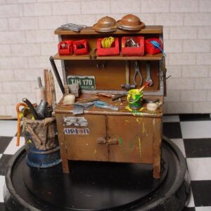 1/25 Resin Workbench For Model Car Garage Diorama Junkyard