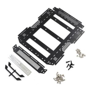 Equipaje portaequipajes de techo de aluminio Xtra Speed para Axial Crawler SCX24 Jeep # XS-AX0095-