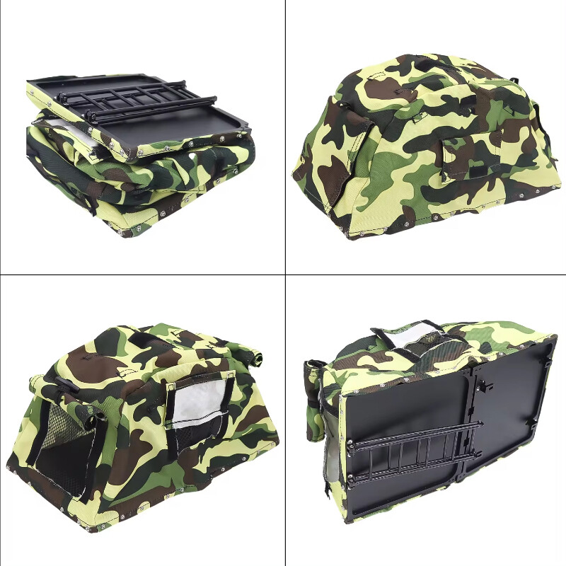 Car Roof Folding Tent for 1/8 1/10 RC SCX10 TRX4 CAPRA RGT86100 YK4102 RC4WD D90 - Image 2