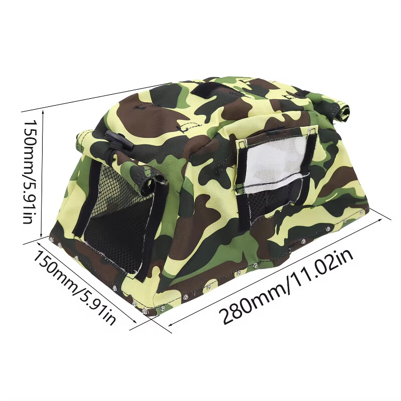 Car Roof Folding Tent for 1/8 1/10 RC SCX10 TRX4 CAPRA RGT86100 YK4102 RC4WD D90 - Image 5