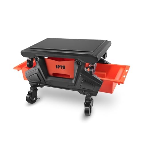 Automotive Mobile Rolling Mechanics Stool - Heavy Duty Roller Creeper Seat - Image 2