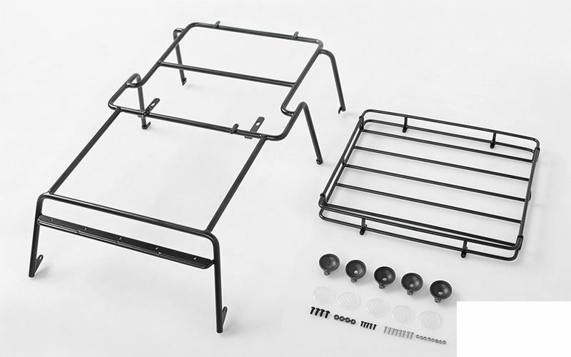 Baca de techo de metal para Axial SCX10 Wrangler con luces de techo VVV-C0262 RC4WD- - Image 2