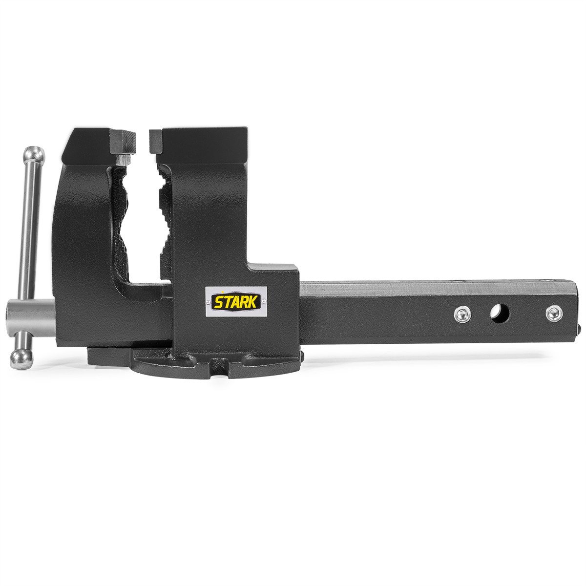 Tow Hitch Truck 6" Bench Vise Fits 2" inch Hitch Receiver W/ Bench Mount Bracket - Image 2