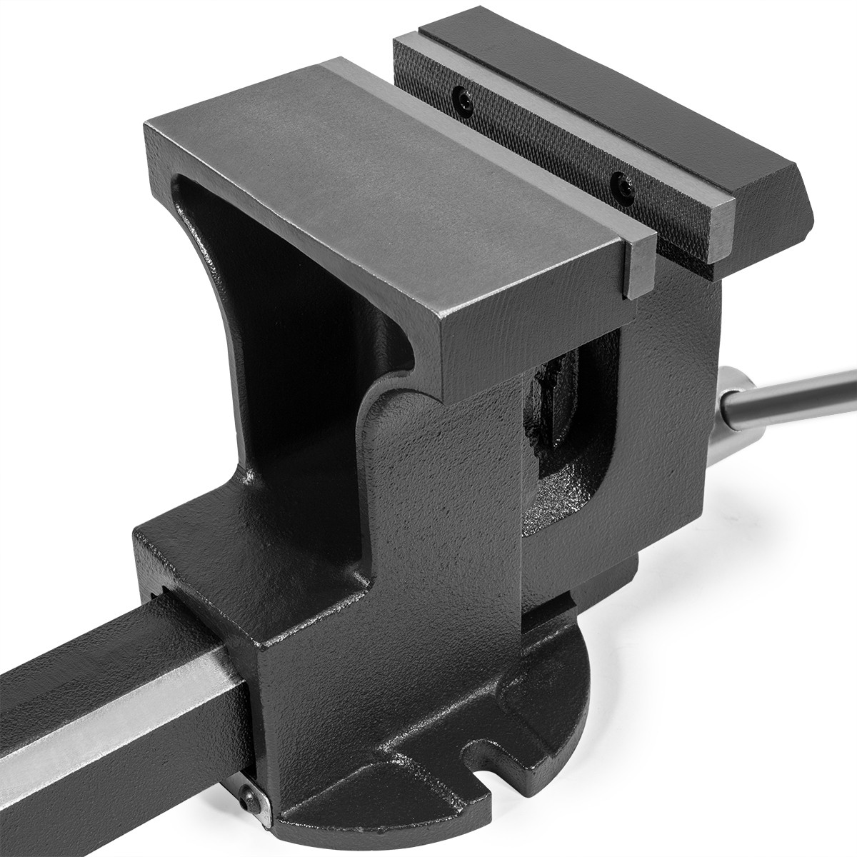Tow Hitch Truck 6" Bench Vise Fits 2" inch Hitch Receiver W/ Bench Mount Bracket - Image 5