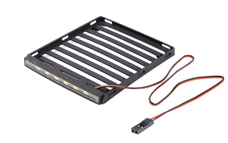 Baca de techo plana con LED para equipaje Axial SCX24 JT Gladiator VVV-C1363 RC4WD 24th- - Image 3