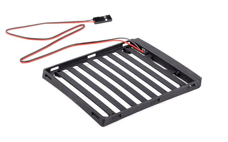 Baca de techo plana con LED para equipaje Axial SCX24 JT Gladiator VVV-C1363 RC4WD 24th- - Image 4