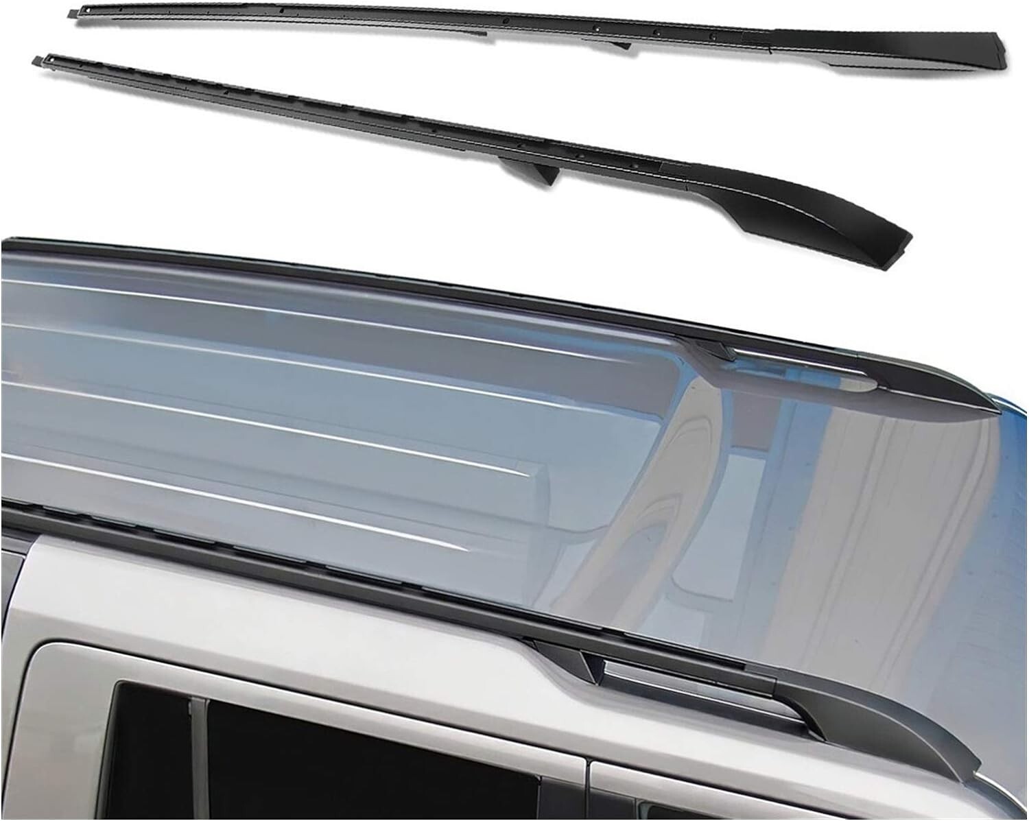 Barra portaequipajes de techo lateral 2 piezas para LR Discovery 4 LR4 2010-2016 accesorios- - Image 2