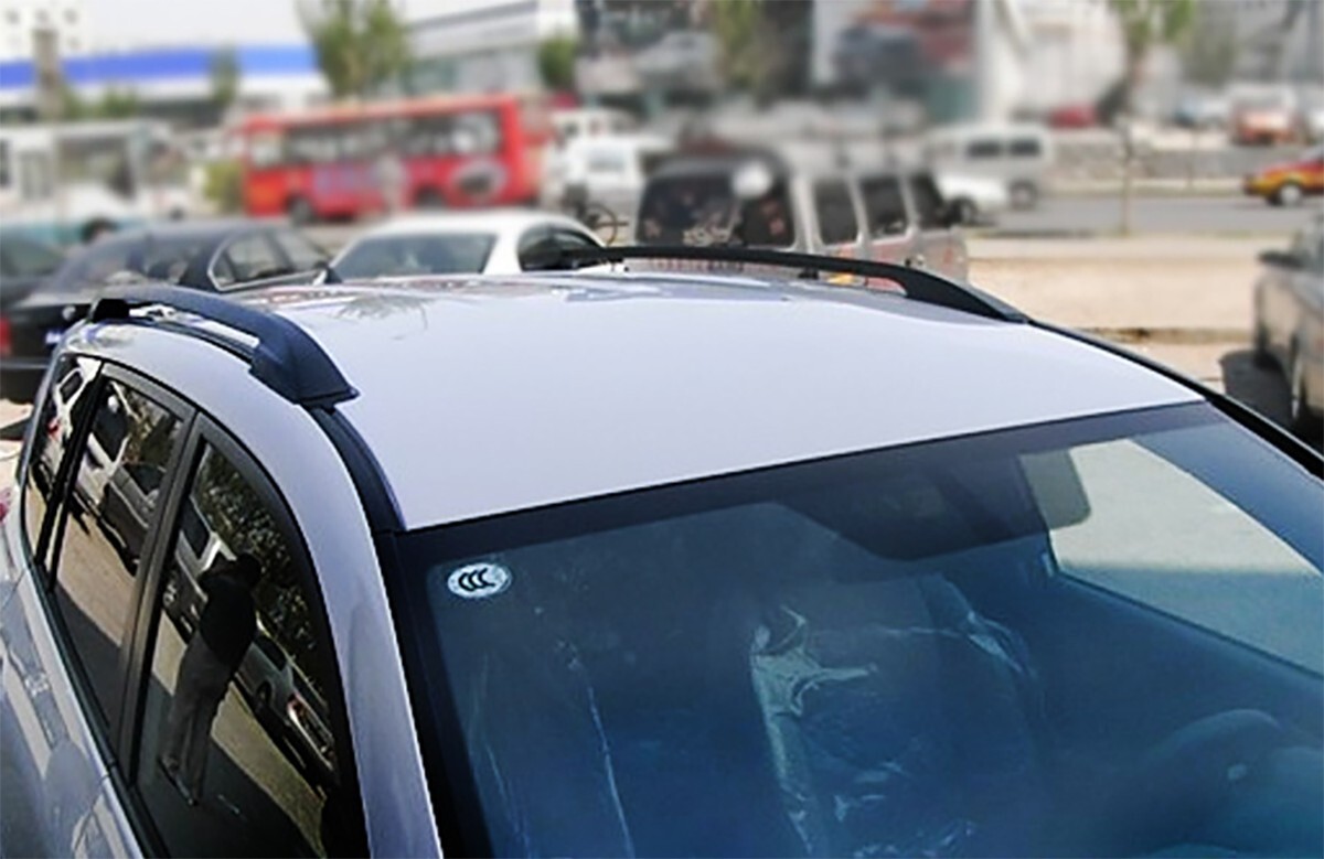 4 piezas para RAV4 RAV-4 2006-2012 barra transversal de riel de techo lateral negro accesorios- - Image 2