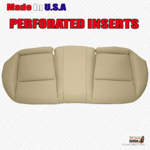 2004 2005 2006 For Acura TL REAR Bench Bottom Perforated Leather Seat Cover Tan
